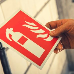 Fire Extinguisher Safety Equipment Sticker